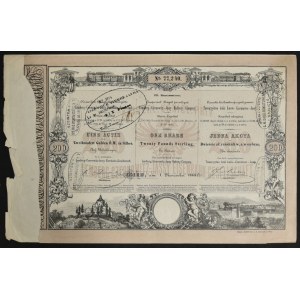 Lvov-Chernitz-Jassy Railway Society, 200 zloty 1868, Issue II