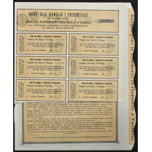 Banka pre obchod a priemysel, 540 mkp 1920, vydanie V