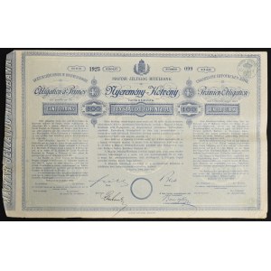 Maďarsko, Ungarische Hypotheken Bank, 4% prémiový dlhopis 1884, 100 guldenov