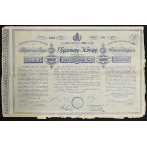 Hungary, Ungarische Hypotheken Bank, 4% premium bond 1884, 100 guilders