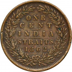 Úžinové osady, Victoria, 1 Cent Calcutta 1862