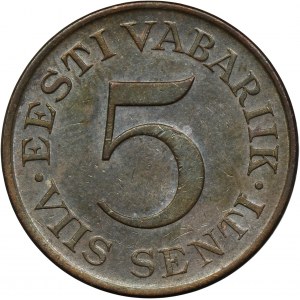 Estonia, 5 Senti 1931