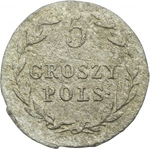 Polish Kingdom, 5 groszy polskich 1818 IB - RARE