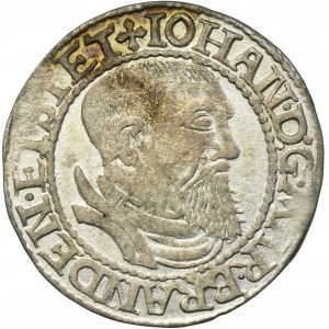 Sliezsko, Krosnianske kniežatstvo, Jan Kostrzyn, Grosz Krosno 1544 - VELMI ZRADKÉ