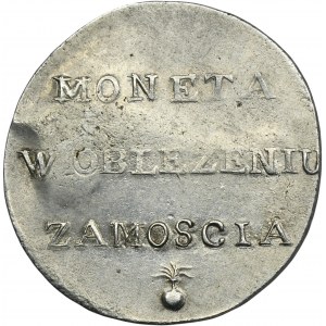 Siege of Zamosc, 2 zloty 1813 - RARE, inverted N