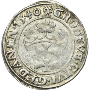Zikmund I. Starý, gdaňský groš 1540 - PRVS
