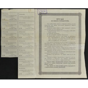 TKM Lodž, 5% hypoteční zástavní list, 3 000 PLN 1938