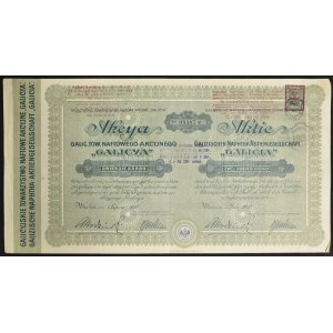 Galicijská ropná společnost Galicia S.A., 200 korun 1910