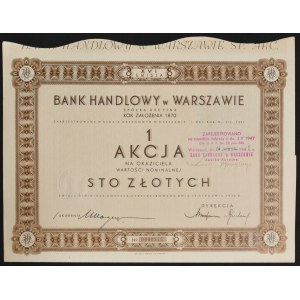 Bank Handlowy w Warszawie S.A., 100 zł 1936, Emisja XVI