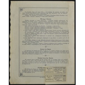 Wileński Bank Ziemski, 4,5% list zastawny, 1.000 zł 1926, seria I