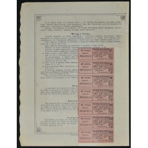 Wileński Bank Ziemski, 4,5% list zastawny, 1.000 zł 1929, seria II
