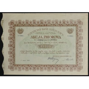 Powszechny Bank Kredytowy S.A., 50 x 280 mkp 1923, Emisja VI