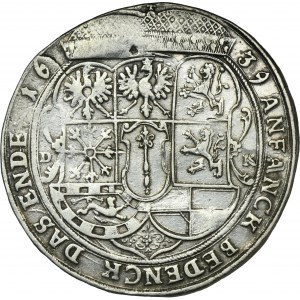 Duchy of Prussia, Georg Wilhelm, 1 Thaler Königsberg 1639 - VERY RARE