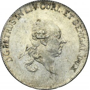 Duchy of Courland, Peter Biron, Thaler Mitawa 1780