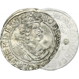 Giovanni II Casimiro, Ort Torun 1666 HDL - rarità ENORME, punteggiata in data