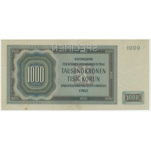 Bohemia & Moravia, 1.000 Korun 1942 - I issue - SPECIMEN -