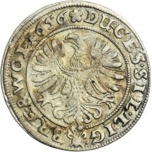 Silesia, Duchy of Liegnitz-Brieg-Wohlau, Georg III, Ludwig IV, Christian, 3 Kreuzer Brieg 1656