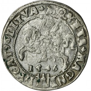 Sigismund II Augustus, Pfennig für den litauischen Fuß Vilnius 1546 - LIT/LITVA