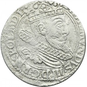 Sigismund III. Vasa, Grosz Kraków 1604 - doppelter Rand auf der Vorderseite und Buchstabe C