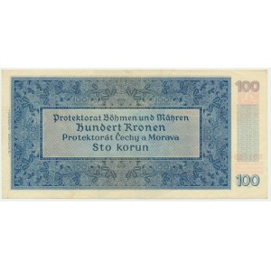 Bohemia & Moravia, 100 Korun 1940 - II issue