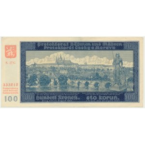 Bohemia & Moravia, 100 Korun 1940 - II issue