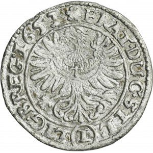Śląsk, Księstwo Legnicko-Brzesko-Wołowskie, Jerzy III Brzeski, Ludwik IV Legnicki i Krystian Wołowsko-Oławski, 1 Krajcar Brzeg 1653