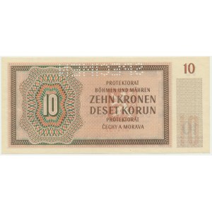 Čechy a Morava, 10 korún 1942 - MODEL -.