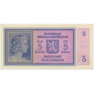 Bohemia & Moravia, 5 Korun (1940)