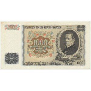 Czechoslovakia, 1.000 Korun 1934 - SPECIMEN -