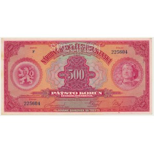 Czechoslovakia, 500 Korun 1929 - SPECIMEN -