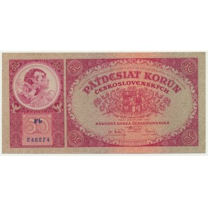 Československo, 50 korún 1929