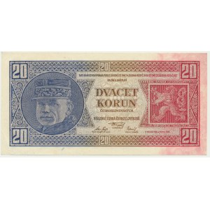 Czechoslovakia, 20 Korun 1926