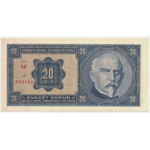 Czechoslovakia, 20 Korun 1926