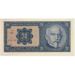 Czechoslovakia, 20 Korun 1926