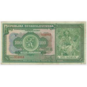 Czechoslovakia, 100 Korun 1920