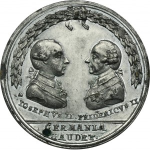 Sliezsko, pruská vláda, Fridrich II., Těšínsky mier Medaila 1779