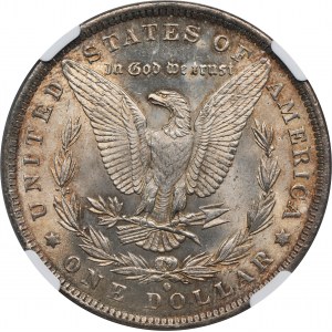 USA, 1 dolar New Orleans 1884 O - Morgan - NGC MS62