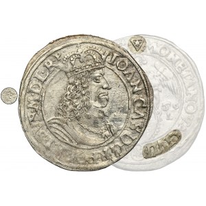 John II Casimir, 1/4 Thaler Thorn 1660 HDL - RARE, ex. Potocki