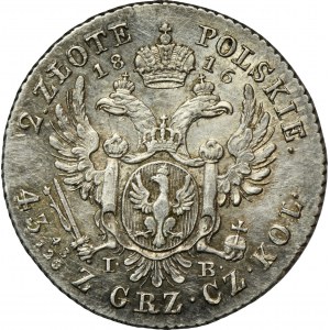 Polské království, 2 polské zloté Varšava 1816 IB