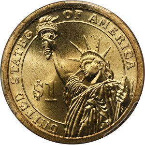USA, 1 dolár Philadelphia 2007 P - John Adams - PCGS MS68