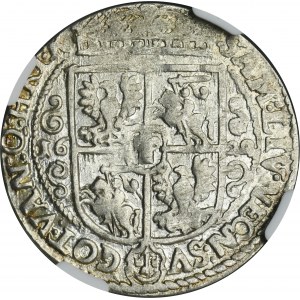 Zikmund III Vasa, Ort Bydgoszcz 1622 - NGC MS61 - vzácný, D M LI