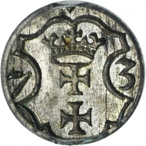 Interregnum, Denarius Danzig 1573 - PCGS MS63