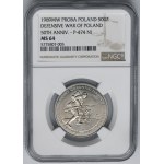 Vzorek NICHOLS, 500 zlotých 1989 50. výročí obranné války polského národa - NGC MS64