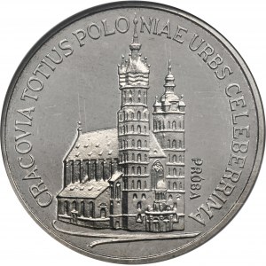 PRÓBA NIKIEL, 100 złotych 1981 Kościół Mariacki w Krakowie - NGC MS65