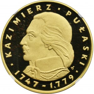 500 zlatých 1976 Kazimír Pulaský - NGC PF69 ULTRA CAMEO