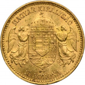 Hungary, Franz Joseph I, 10 Korona 1904 KB