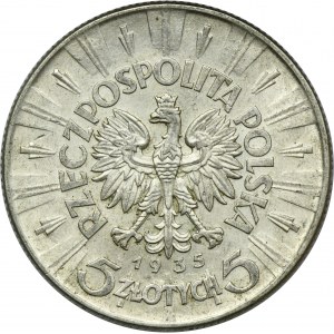 Piłsudski, 5 złotych 1935