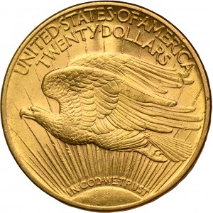 USA, 20 dolarů Philadelphia 1920 St. Gaudens - Double Eagle
