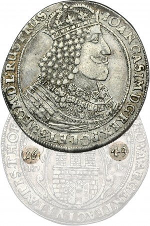 Jan II Kazimierz, Talar Toruń 1649 HDL - BARDZO RZADKI