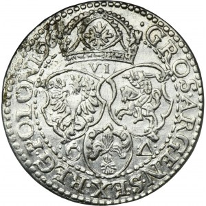 Sigismund III Vasa, 6 Groschen Marienburg 1596
